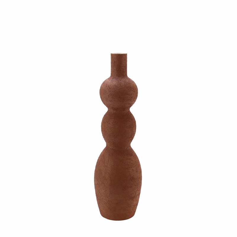 Liberta - Maison STELLAR Βάζο Κεραμικό Terracotta Φ15.5x51cm 034762