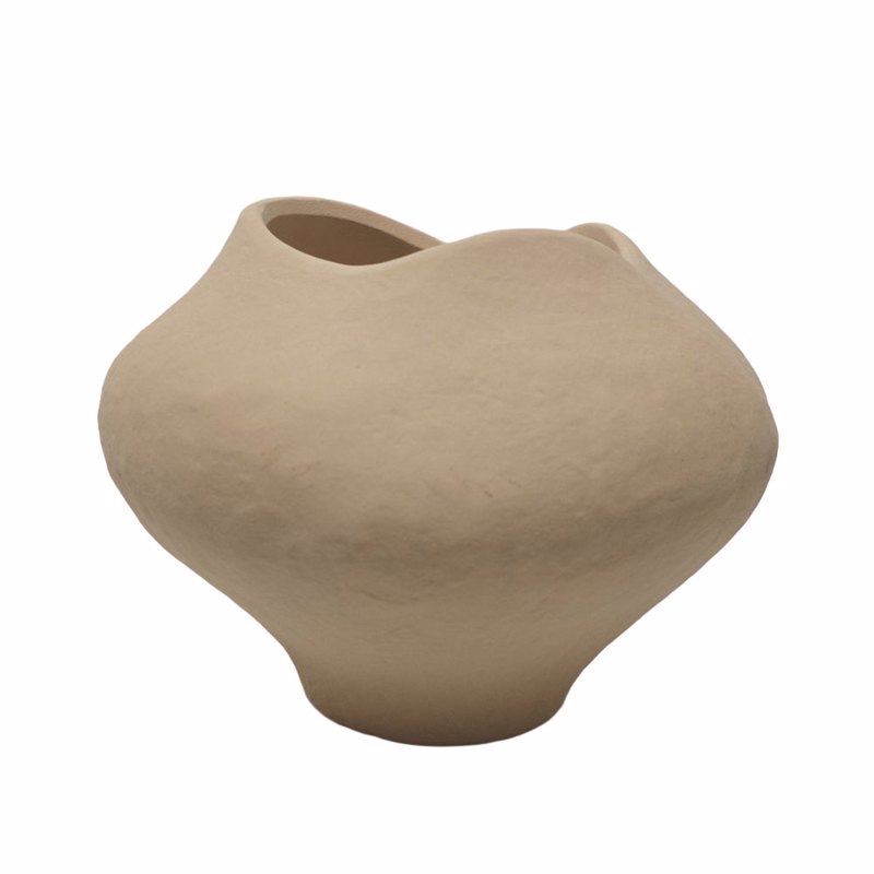 Διακοσμητικά Επιτραπέζια agiovlasitishome - ΣΗΜΑΝΤΙΚΟ: Σε περίπτωση διαφοράς τιμής από το κατάστημα ισχύει παντα και μόνο η τιμή του καταστήματος Liberta - Maison VERAE Βάζο Κεραμικό Μπεζ Φ26x20cm 0347