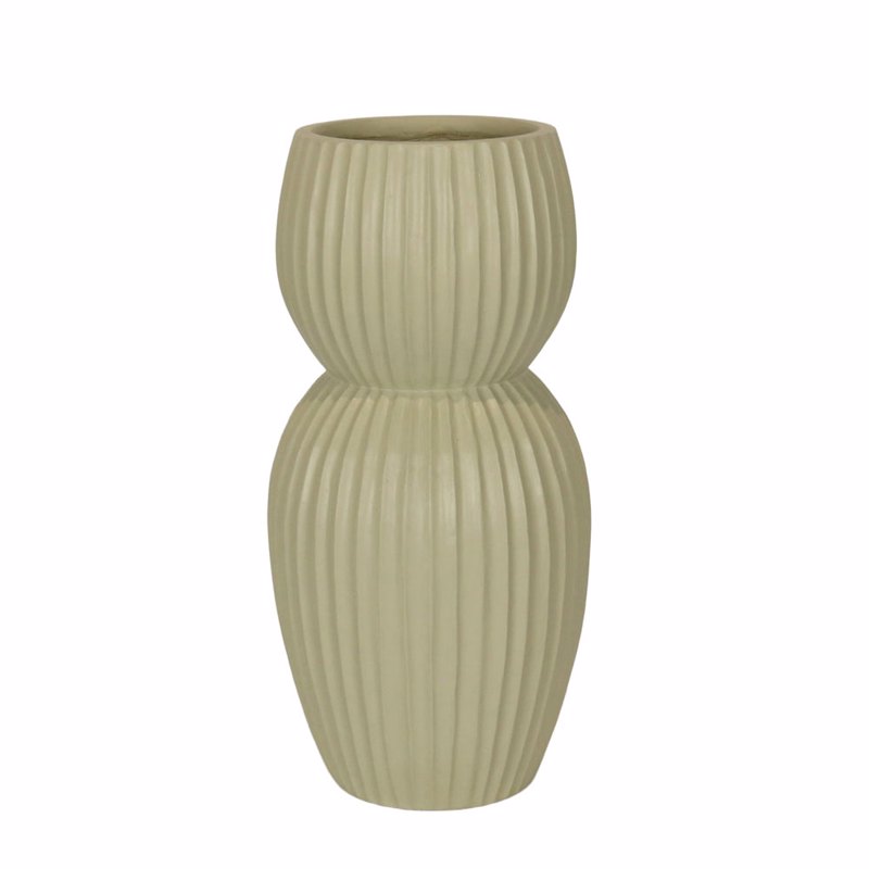 Διακοσμητικά Επιτραπέζια agiovlasitishome - ΣΗΜΑΝΤΙΚΟ: Σε περίπτωση διαφοράς τιμής από το κατάστημα ισχύει παντα και μόνο η τιμή του καταστήματος Liberta - Maison SEREN Βάζο από MgO Μέντα Φ25x52.5cm 03