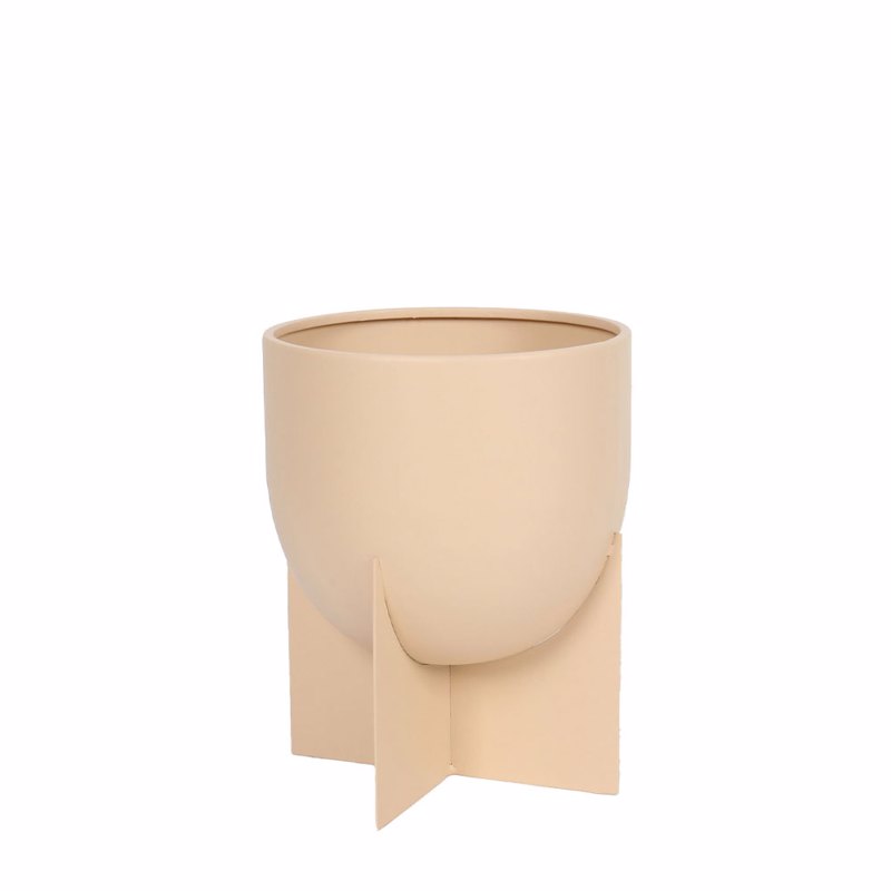 Liberta - Maison FINA Κασπώ Μεταλλικό Μπεζ Φ20x25.5cm 0