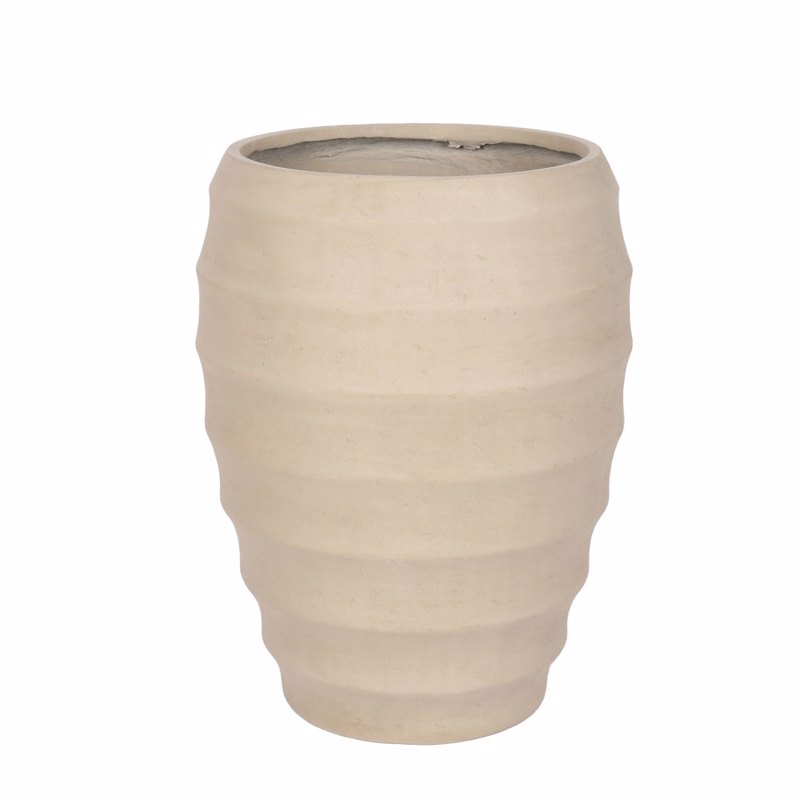 Γλάστρες - Ζαρντινιέρες agiovlasitishome - ΣΗΜΑΝΤΙΚΟ: Σε περίπτωση διαφοράς τιμής από το κατάστημα ισχύει παντα και μόνο η τιμή του καταστήματος Liberta - Maison FLORRA Κασπώ από MgO Μπεζ Φ50.7x67.7cm