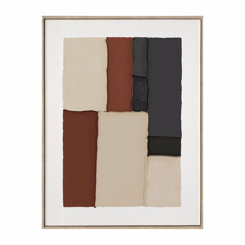 Liberta - Maison RADIA Πίνακας Πολύχρωμος με Κορνίζα MDF 60x3x80cm 035057