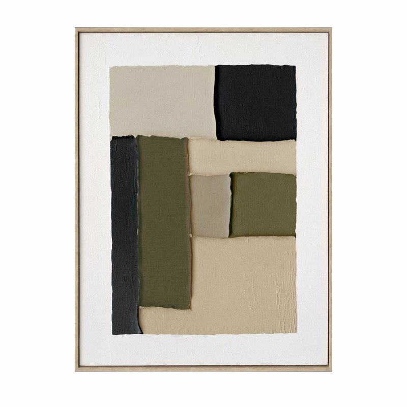 Liberta - Maison LUMINA Πίνακας Πολύχρωμος με Κορνίζα MDF 60x3x80cm 035058
