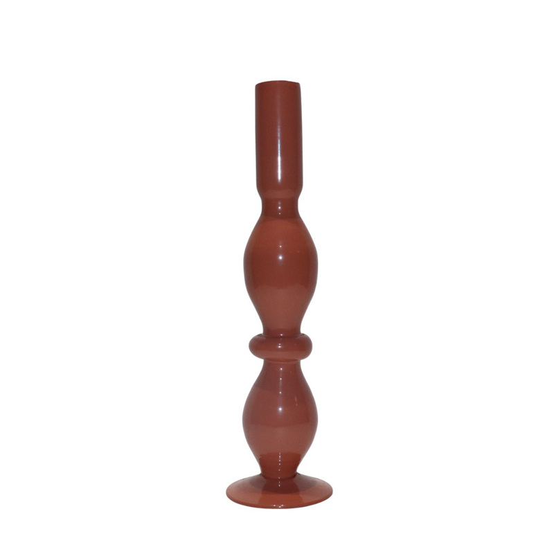 Liberta-Maison CALM Κηροπήγιο 8x8x30cm Γυαλί Κεραμιδι 035139