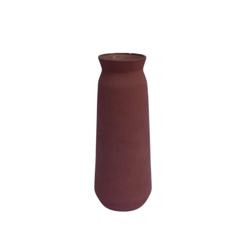 Liberta-Maison Marona Βάζο 10x10x26cm Γυαλί DUSTY Μώβ 035163
