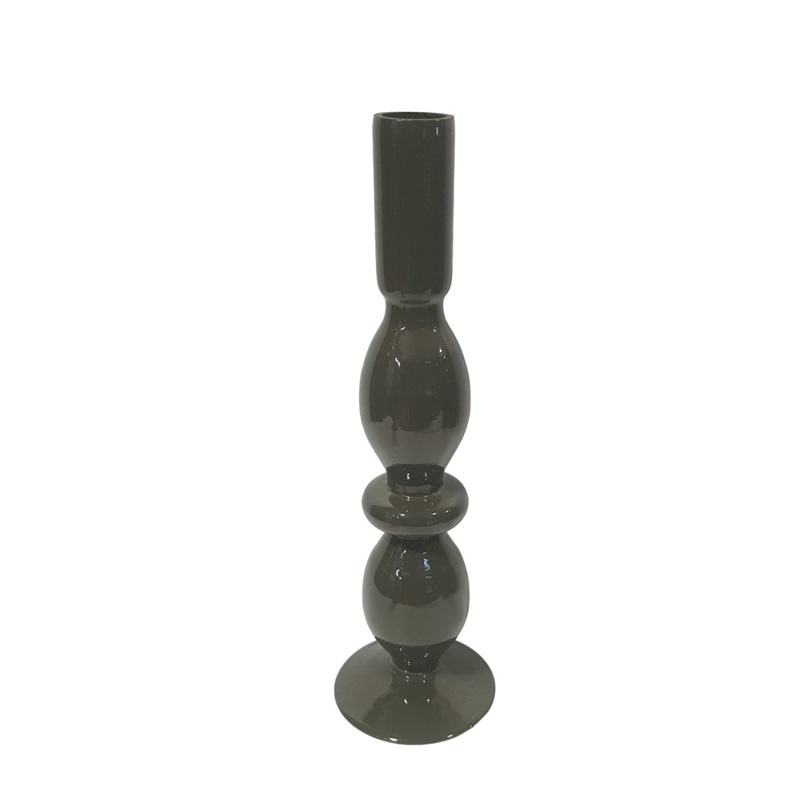 Liberta-Maison ROGUE Κηροπήγιο 8x8x29cm Γυαλί Πράσινο 035164