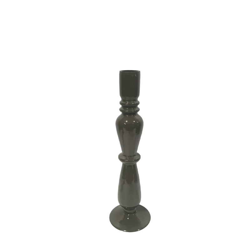 Liberta-Maison CALM Κηροπήγιο 8x8x27cm Γυαλί Πράσινο 035165