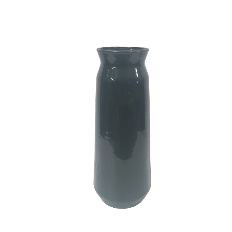 Liberta - Maison MARONA Βάζο Γυάλινο Petrol Φ10x26cm 035175
