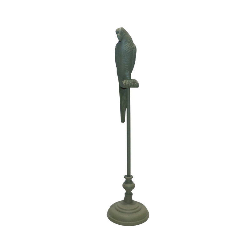Liberta-Maison Gem Διακοσμητικό Πουλί 14x14x63cm Αλουμίνιο Πράσινο Textured 035198