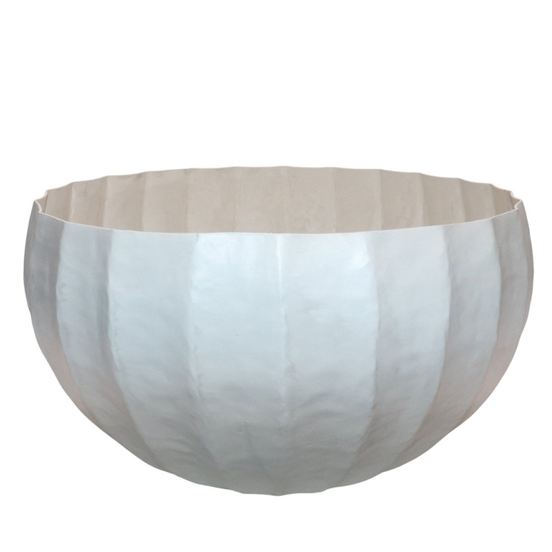 Liberta - Maison IVELLA Βάζο Αλουμινίου Off White Φ39x22cm 035236