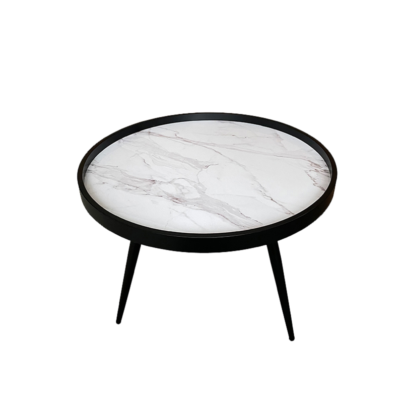 Liberta - Maison MARM Coffee Table MDF/Μεταλλικό Λευκό 