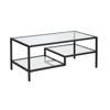 Liberta - Maison STEP Coffee Table Gyalino/Metalliko Mavro 110x50x42cm 04-0807