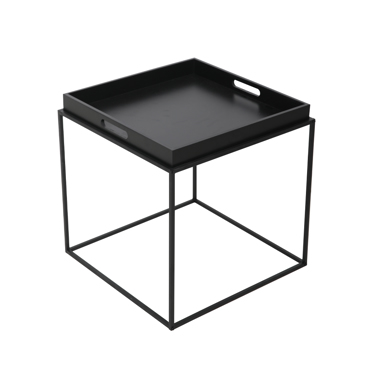 Liberta - Maison BUTLER Side Table Μαύρο 45x45x45cm 04-0808