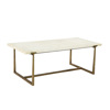 Liberta-Maison Bakari Coffee Table Lefko Brass Antique 122x61x44.5cm 04-0829