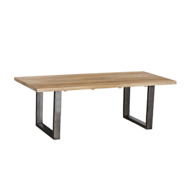 Liberta-Maison Craft Coffee Table Φυσικό Μαύρο 120x60x45cm 04-0851