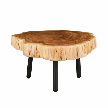 Liberta - Maison RAW Coffee Table Φυσικό 80x80x40cm 04-0919