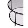 Liberta - Maison MOON Coffee Table Diafano/Mavro F80x42cm 04-0976