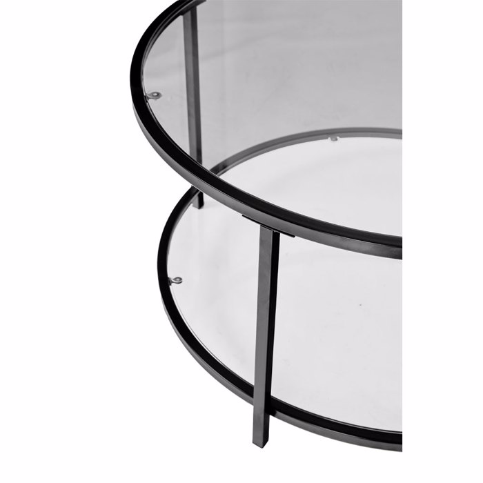 Liberta - Maison MOON Coffee Table Diafano/Mavro F80x42cm 04-0976