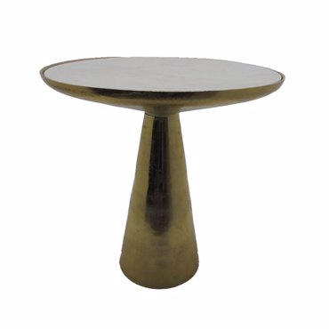 Liberta-Maison Oren Side Table Χρυσό Λευκό 45x45x47.75cm 04-1013