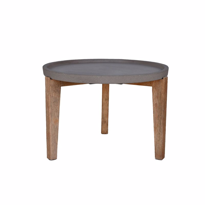 Liberta - Maison ORRIN Coffee Table Καφέ/Φυσικό 73x73x48cm 04-1034