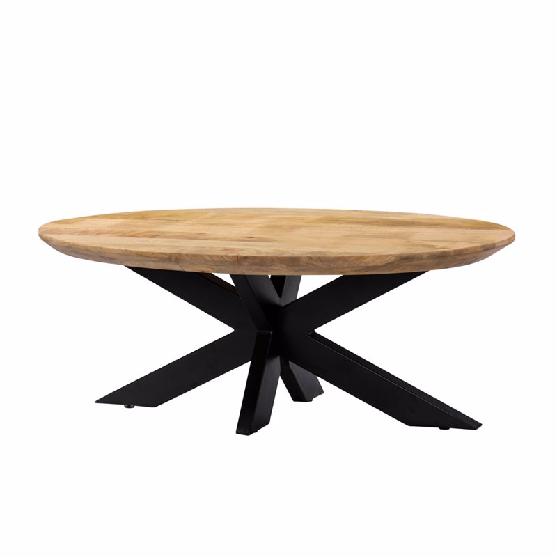 Liberta - Maison SKORPIO Coffee Table Καρυδί/Μαύρο 120x60x45cm 04-1042