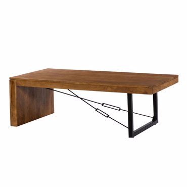 Liberta - Maison WIRE Coffee Table Καρυδί/Μαύρο 120x60x40cm 04-1043