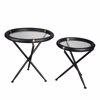 Liberta - Maison COLOMBO Set ton 2 Side Table Mavro/Xruso F64x64cm 04-1108