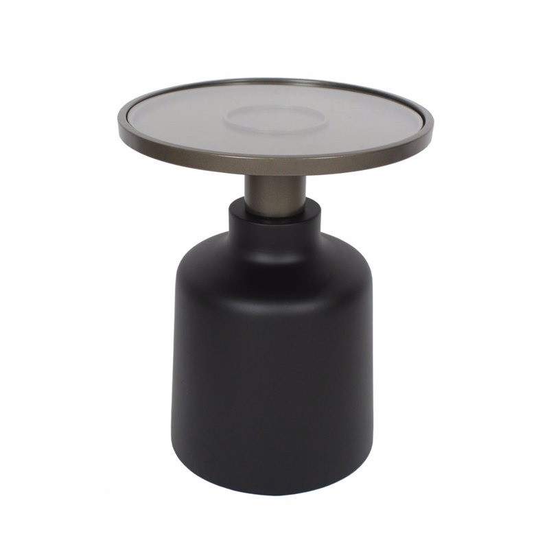 Liberta - Maison BOW Side Table Μαύρο Φ45x55cm 04-1130