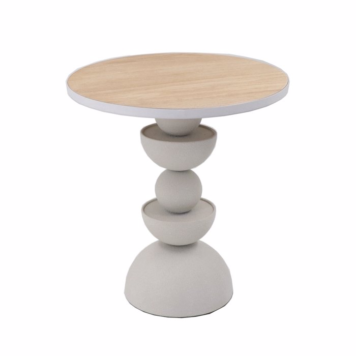Liberta - Maison UP DOWN 40,5 Side Table Lefko/Fusiko F40.5x45cm 04-1148