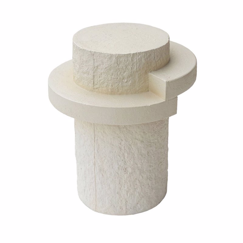 Liberta - Maison RIVER Side Table Beige Φ45.5x55cm 04-1