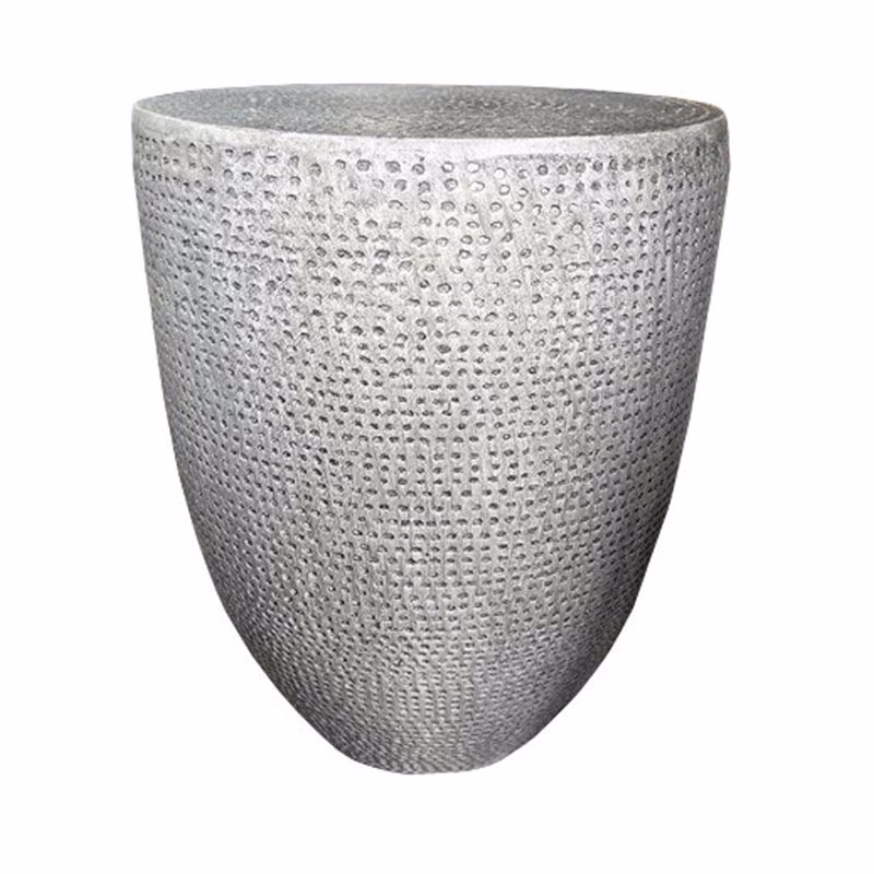 Έπιπλα σαλονιού agiovlasitishome - ΣΗΜΑΝΤΙΚΟ: Σε περίπτωση διαφοράς τιμής από το κατάστημα ισχύει παντα και μόνο η τιμή του καταστήματος Liberta - Maison AFRICA Side Table Γκρι Φ36x45cm 04-121