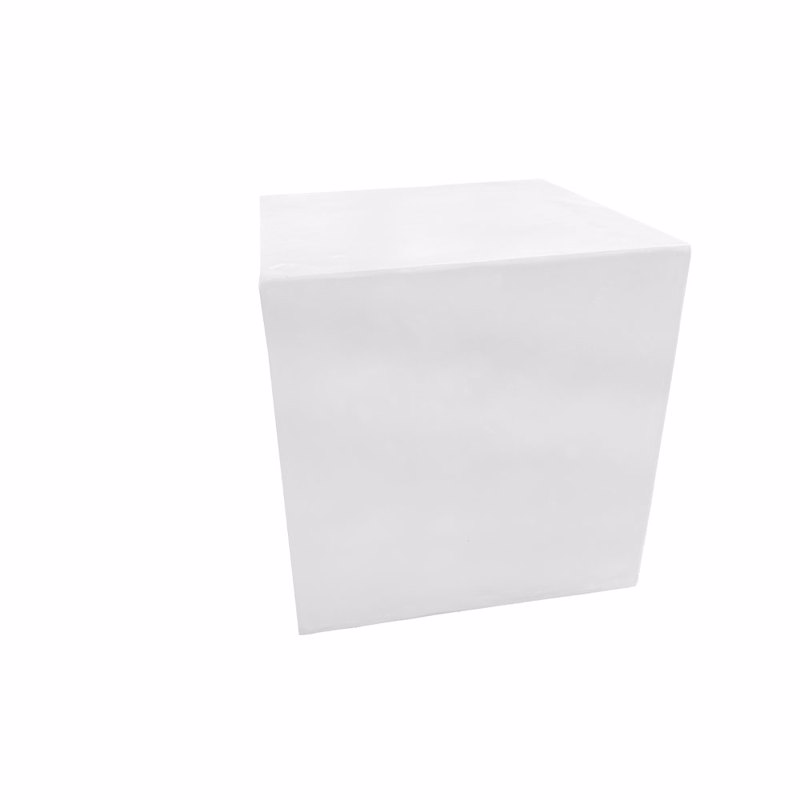 Liberta - Maison LITHOS SQUARE Side Table Λευκό 55.5x55.5x57cm 04-1231