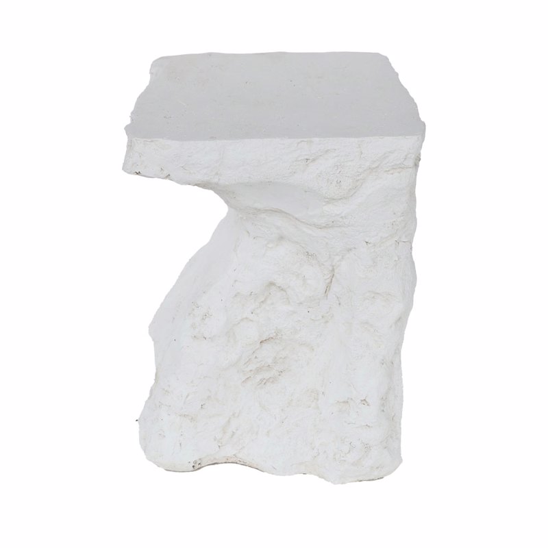 Liberta - Maison GRECIA Side Table Λευκό 39x36x51cm 04-