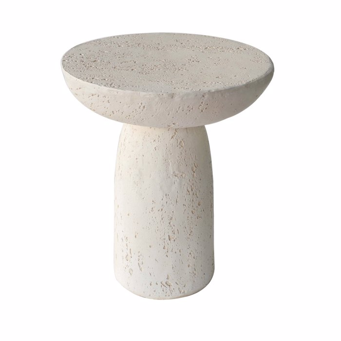 Liberta - Maison POROS Side Table Beige F40x46.3cm 04-1250