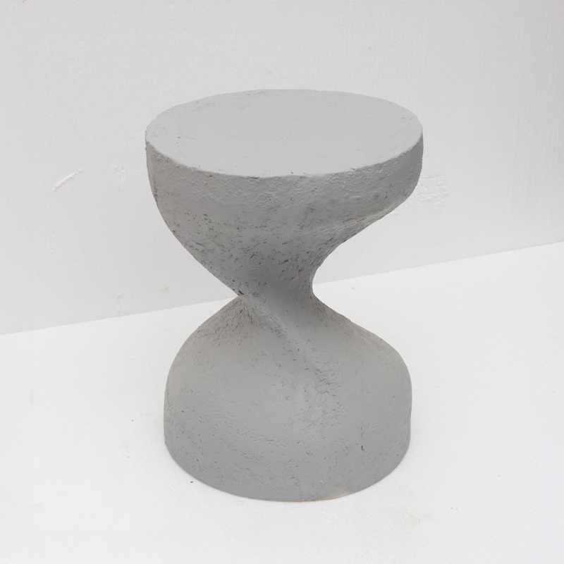 Liberta - Maison INDUSTRIAL Side Table Λευκό 39.5x39.5x51cm 04-1276