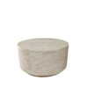 Liberta - Maison LITHOS ROUND Coffee Table Travertine F70x36cm 04-1304
