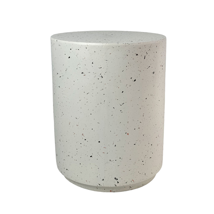 Liberta - Maison WHEEL ROUND Side Table Terrazzo F36.5x46cm 04-1306