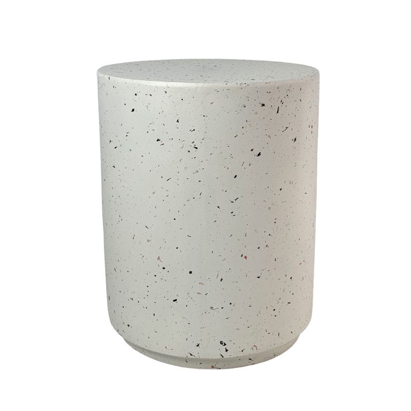 Liberta - Maison WHEEL ROUND Side Table Terrazzo Φ36.5x46cm 04-1306