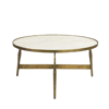 Liberta-Maison Blanche Coffee Table Lefko Brass Antique 81x81x41cm 04-1312