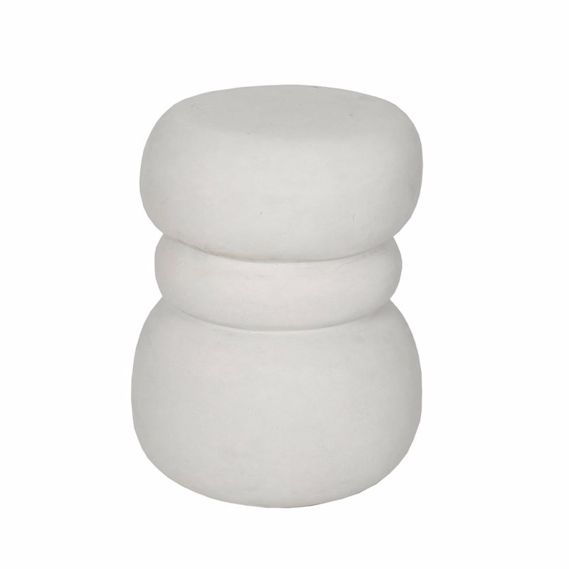 Liberta - Maison NIVO Side Table Λευκό 35x37x47cm 04-1313