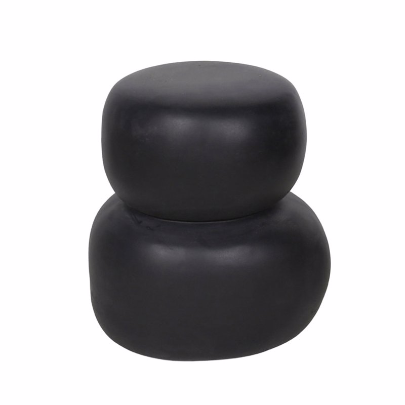 Liberta - Maison - ΣΗΜΑΝΤΙΚΟ: Σε περίπτωση διαφοράς τιμής από το κατάστημα ισχύει παντα και μόνο η τιμή του καταστήματος Liberta - Maison AERO Side Table Μαύρο 36x41x47cm 04-13