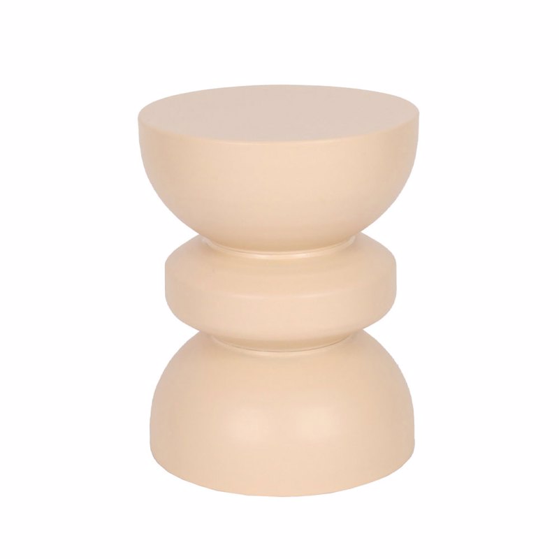 Liberta - Maison SOMA Side Table Μπεζ Φ35x44.5cm 04-131