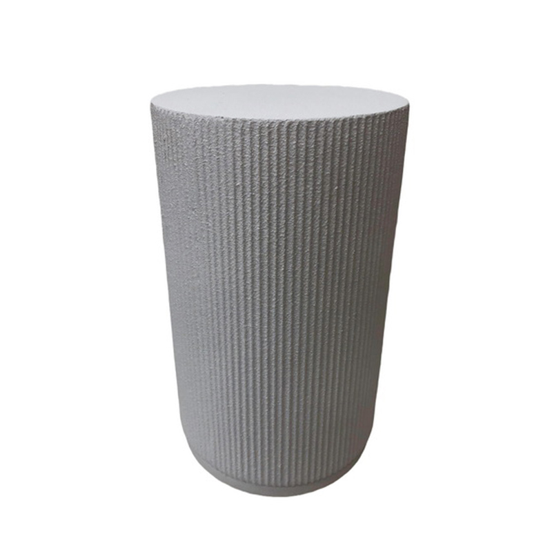 Liberta - Maison STYLOS Side Table Λευκό Φ34x58cm 04-1341