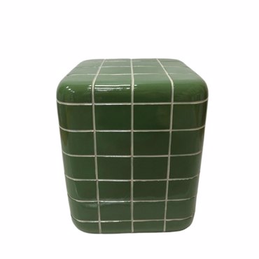 Liberta-Maison Cubix Side Table Πράσινο 33.5x33.5x41cm 04-1355