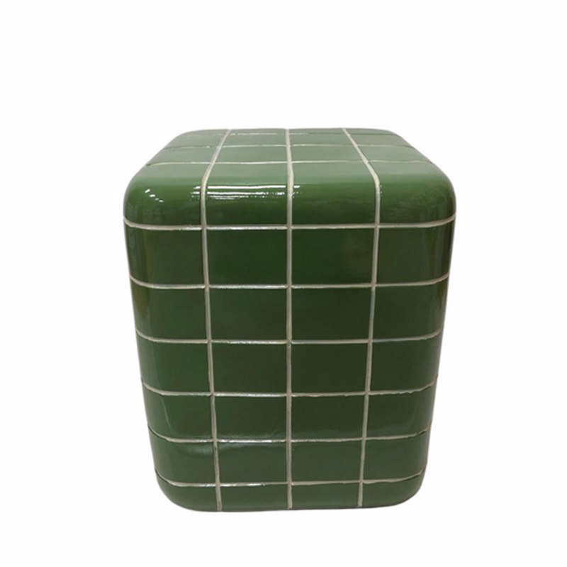 Liberta-Maison Cubix Side Table Πράσινο 33.5x33.5x41cm 04-1355