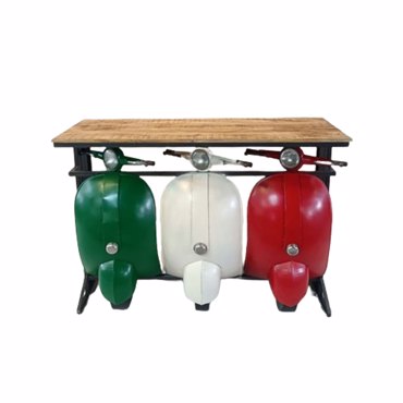 Liberta-Maison Vespa Κονσολα Πράσινο Λευκό Κόκκινο 138x52x100cm 05-0741
