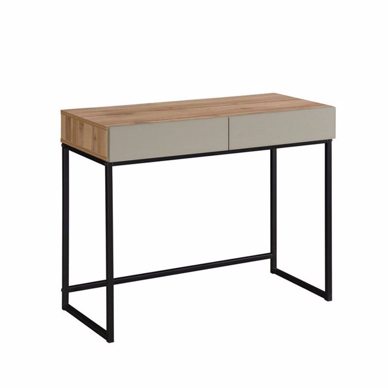 Liberta - Maison - ΣΗΜΑΝΤΙΚΟ: Σε περίπτωση διαφοράς τιμής από το κατάστημα ισχύει παντα και μόνο η τιμή του καταστήματος Liberta - Maison VERDE Κονσόλα με 2 Συρτάρια Φυσική/Μέν