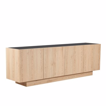 Liberta - Maison CUBIUS TV Stand Φυσικό με 4 Πόρτες 182x39x59cm 05-0809