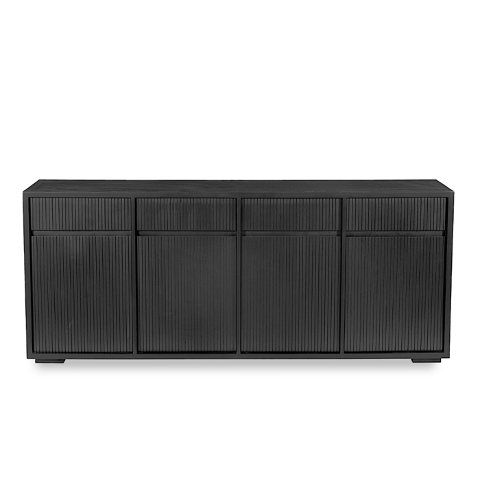 Liberta-Maison Capo Boufes 4PORTES 4SuRTARIA Mavro 180x40x75cm 05-0824