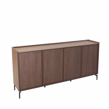 Liberta-Maison Tobac Μπουφές 4ΠΟΡΤΕΣ Καρυδι Σκούρο 200x39x95cm 05-0848